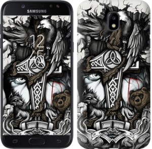 Чехол Тату Викинг для Samsung Galaxy J5 J530 (2017)