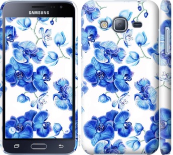 

Чехол Голубые орхидеи для Samsung Galaxy J3 Duos (2016) J320H 724929