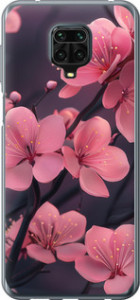 Чехол Пурпурная сакура для Xiaomi Redmi Note 9 Pro Max