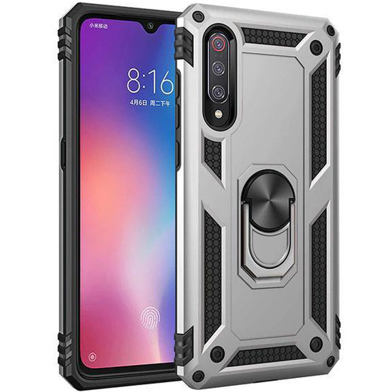 

Ударопрочный чехол Serge Ring for Magnet для Xiaomi Mi A3 (Серебряный) 761373