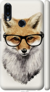 Чехол Лис в очках для Meizu Note 9