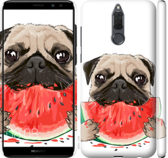 

Чохол Мопс і кавун на Huawei Mate 10 Lite 843873