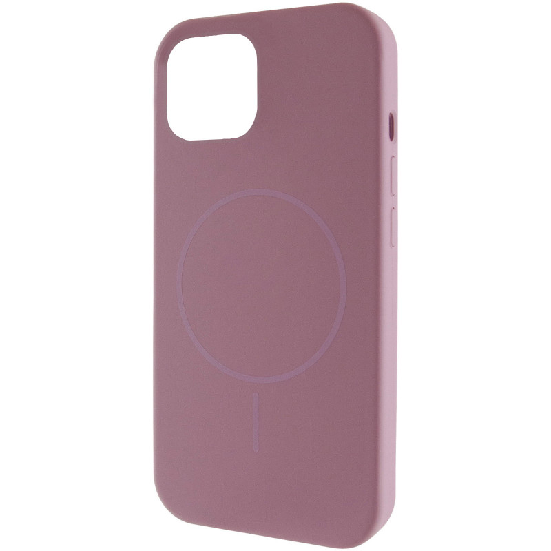 Чехол Silicone Case Full Protective (AA) NO LOGO with Magnetic Safe для Apple iPhone 11 Pro Max (6.5") (Лиловый / Lilac Pride)