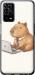 Чехол Funny Capybara CEO Working для Oppo A55