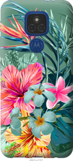 

Чохол Тропічні квіти v1 на Motorola E7 Plus 1115420