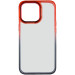 Чехол TPU+PC Fresh sip series для Apple iPhone 14 Pro Max (6.7") (Черный / Красный)