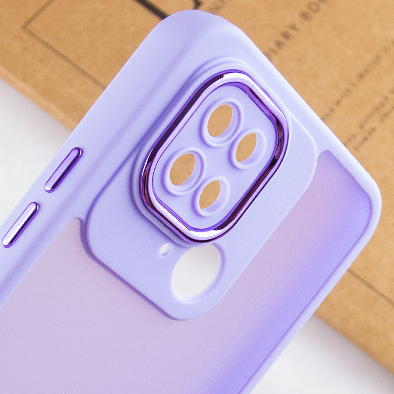 Купить TPU+PC чехол Accent для Xiaomi Redmi 10C (White / Purple) на vchehle.ua