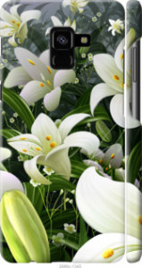 Чехол Белые лилии для Samsung Galaxy A8 Plus 2018 A730F
