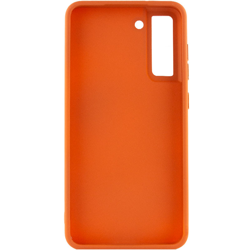 Фото TPU чехол Bonbon Metal Style для Samsung Galaxy S21 FE (Оранжевый / Papaya) в магазине vchehle.ua