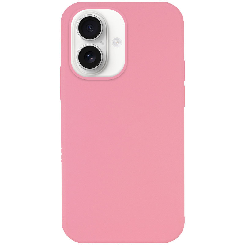 Чохол Silicone Case Full Protective (AA) NO LOGO на Apple iPhone 16 Plus (6.7") (Рожевий / Light pink)