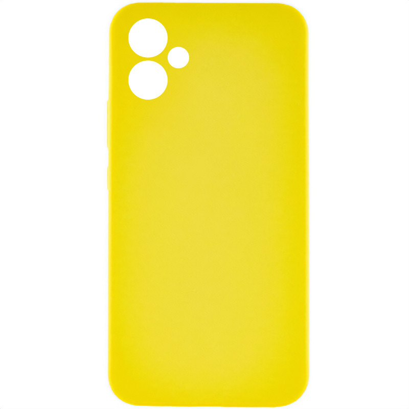 Чехол Silicone Cover Lakshmi Full Camera (AAA) для Samsung Galaxy A05 (Желтый / Yellow)