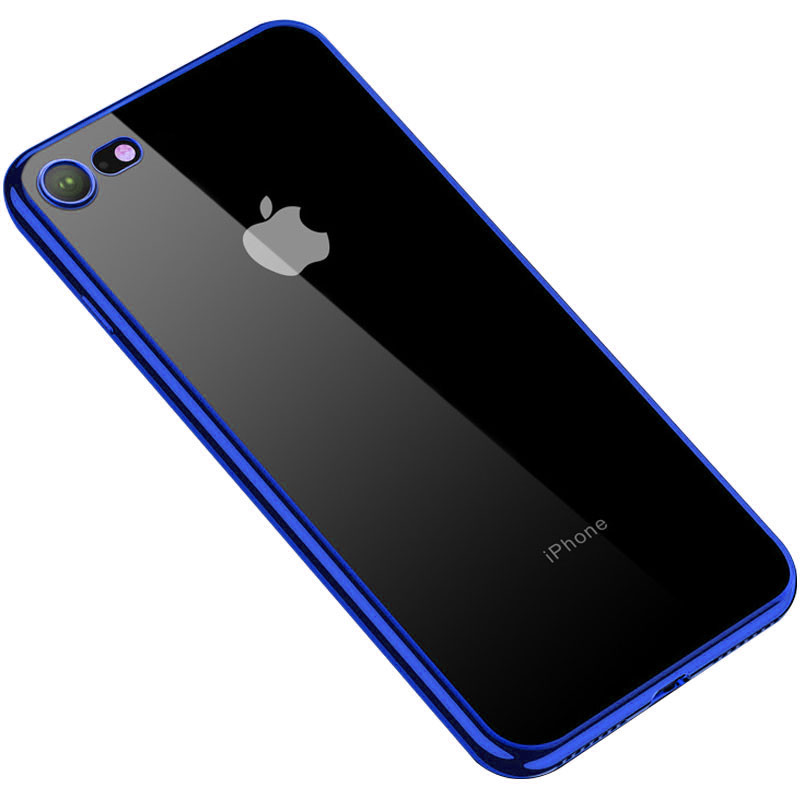 

Прозорий силіконовий чохол з глянцевою окантовкою Full Camera для iPhone 7 (4.7'') (Синій) 1132940