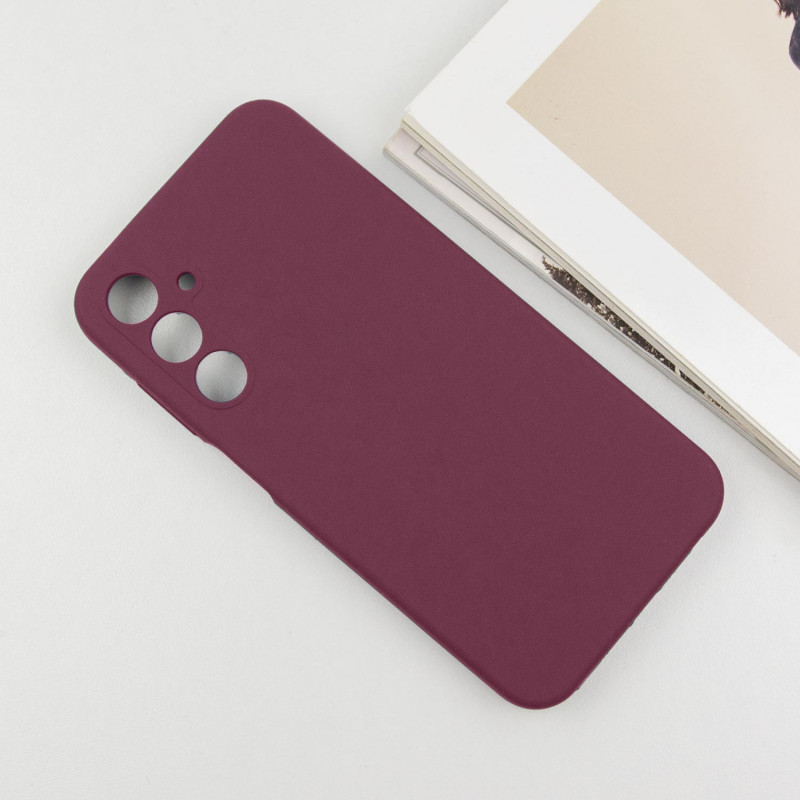 Заказать Чехол Silicone Cover Lakshmi Full Camera (AAA) для Samsung Galaxy A35 (Бордовый / Plum) на vchehle.ua
