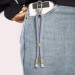 Купити Дата кабель-шнурок Hoco GH5 Elegant Type-C to Type-C (0.21m) (Denim Blue) на vchehle.ua