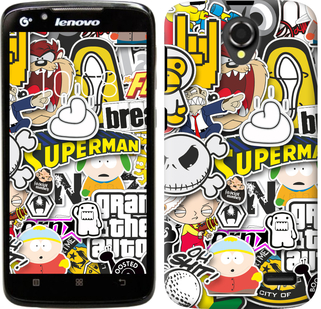 

Чехол Popular logos для Lenovo A388t 627903