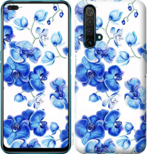 Чехол Голубые орхидеи для Realme X50