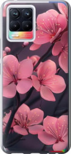 Чехол Пурпурная сакура для Realme 8
