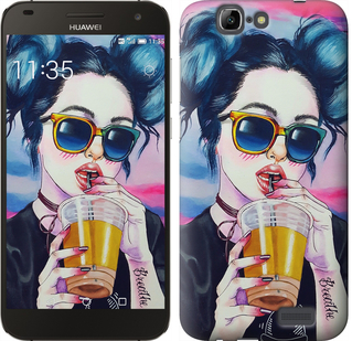 

Чехол Арт-девушка в очках для Huawei Ascend G7 247207