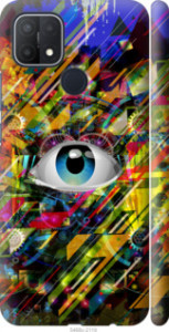 Чехол Абстрактный глаз для Oppo A15