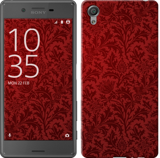 Чехол Чехол цвета бордо для Sony Xperia X F5122