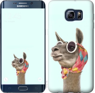 

Чехол Модная лама для Samsung Galaxy S6 Edge Plus G928 752947