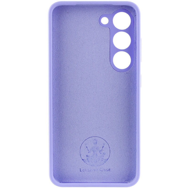 Фото Чохол Silicone Cover Lakshmi Full Camera (AAA) на Samsung Galaxy S24 FE (Бузковий / Dasheen) в маназині vchehle.ua