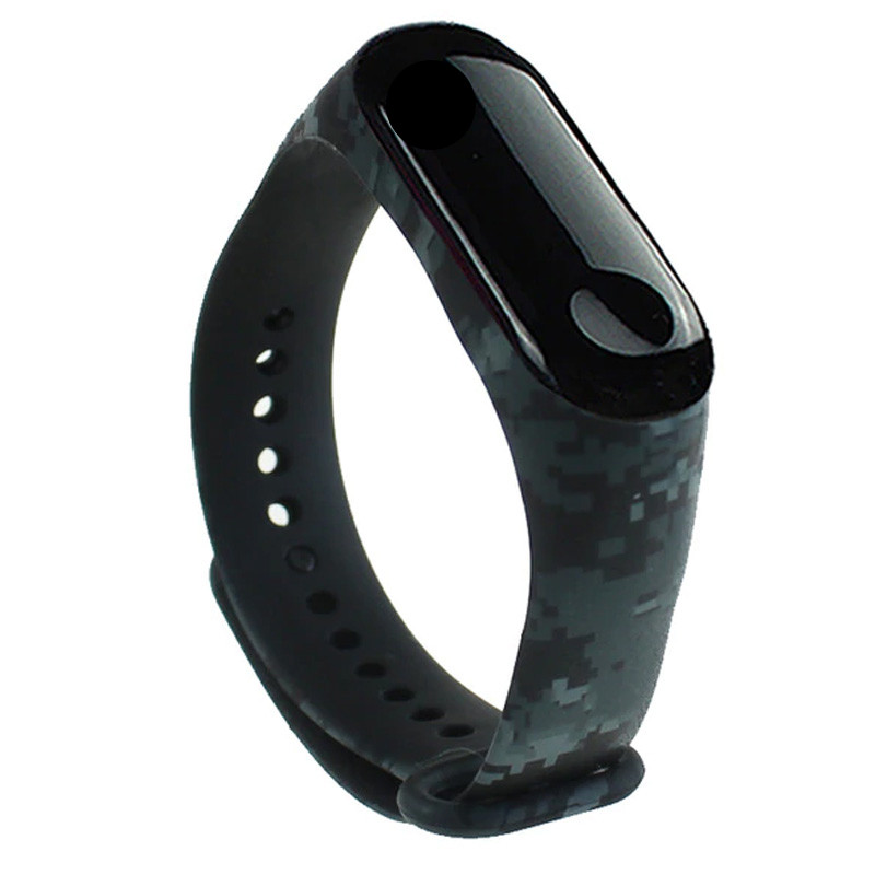 

Силіконовий ремінець з малюнком для Xiaomi Mi Band 5 / 6 (Пиксель / Зелений) 925994