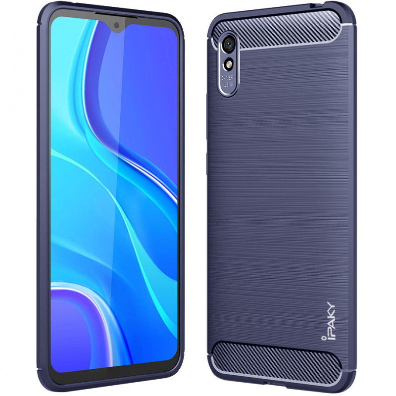 

TPU чехол iPaky Slim Series для Xiaomi Redmi 9A (Синий) 931249