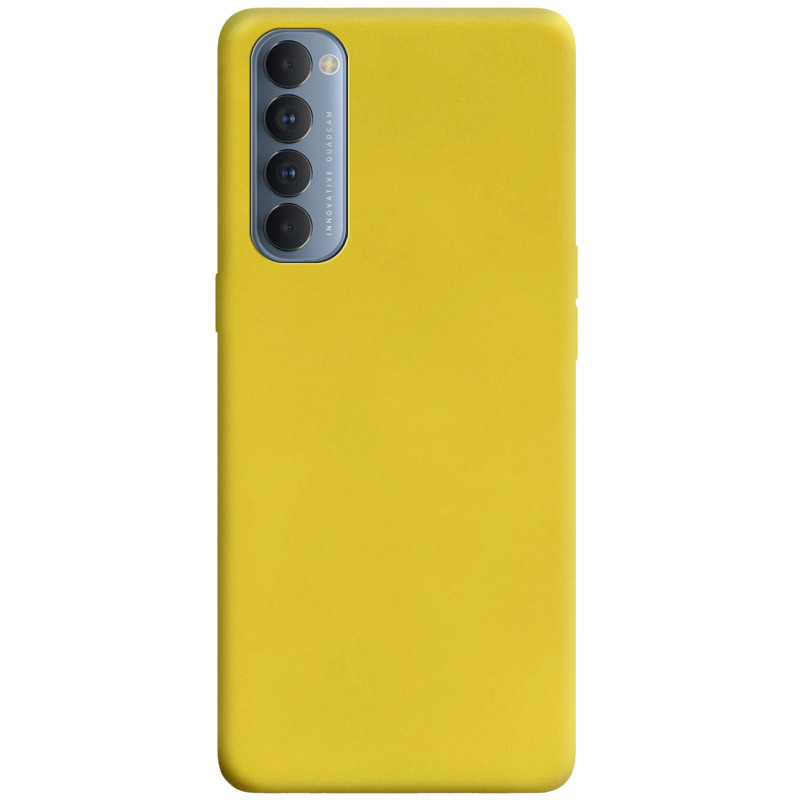 

Силіконовий чохол Candy на Oppo Reno 4 Pro (Жовтий) 1062485