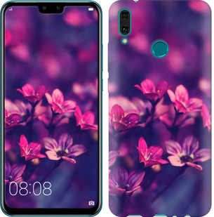 

Чохол Пурпурні квіти на Huawei Y9 2019 688278