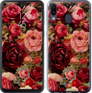 Чехол Цветущие розы для Samsung Galaxy A20e A202F