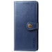 Кожаный чехол книжка GETMAN Gallant (PU) для Xiaomi Poco X5 Pro 5G / Redmi Note 12 Pro 5G (Синий)