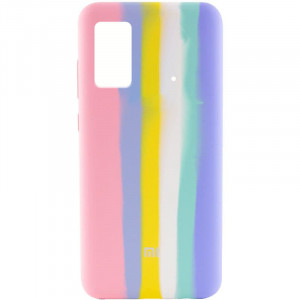 Чехол Silicone Cover Full Rainbow для Xiaomi Poco X4 Pro 5G