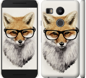 

Чехол Лис в очках для LG Nexus 5X H791 634403