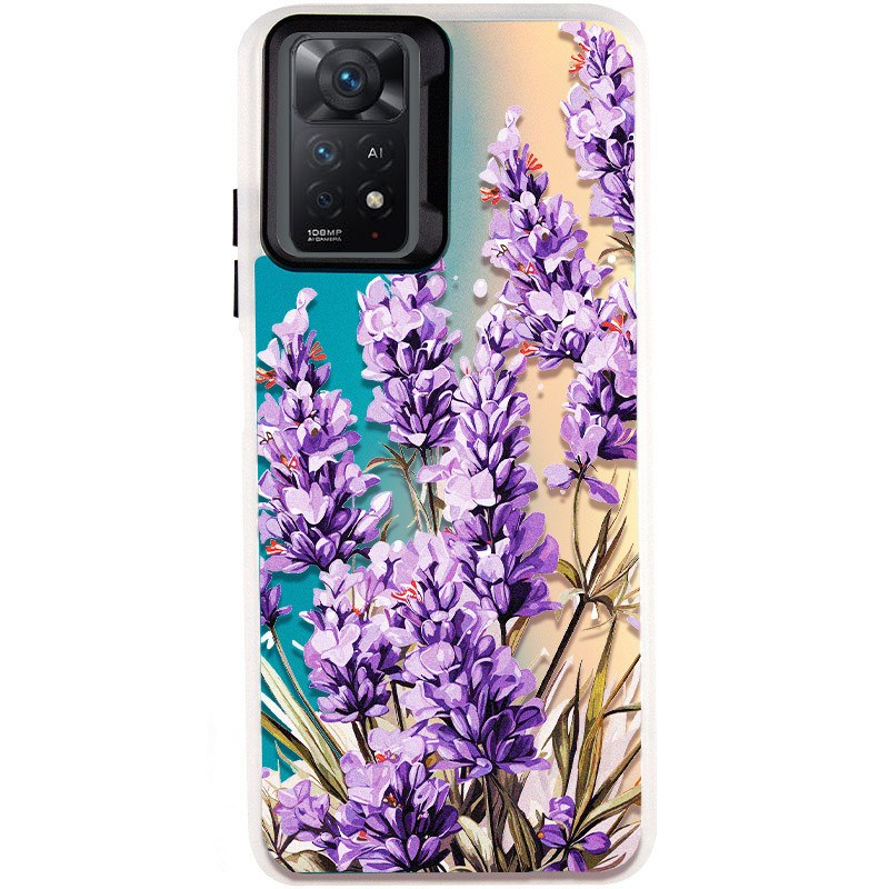 TPU+PC чехол TakiTaki Magic glow для Xiaomi Redmi Note 11 Pro 4G/5G / 12 Pro 4G (Lavender / Pink / Purple)