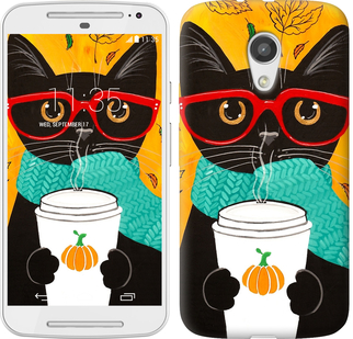 

Чохол Осінній кіт на Motorola Moto G2 639877