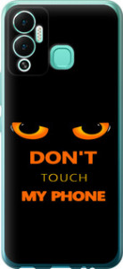 Чехол Don't touch the phone для Infinix Hot 12 Play