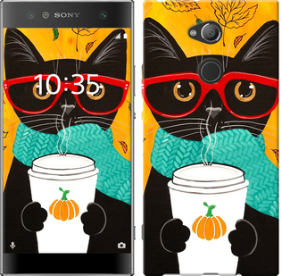

Чехол Осенний кот для Sony Xperia XA2 H4113 658301