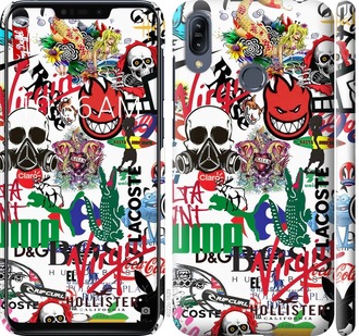 

Чохол Many different logos на Asus Zenfone Max M2 ZB633KL 697813