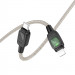 Фото Дата кабель Hoco U124 Stone silicone Power-off Type-C to Lightning (1.2m) (Black) в маназині vchehle.ua
