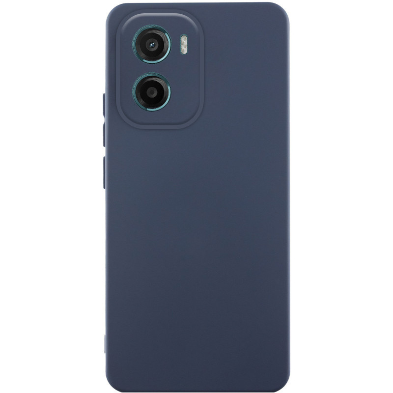 Чохол Silicone Cover Lakshmi Full Camera (AA) на Motorola Moto G05 / E15 4G (Синій / Midnight blue)