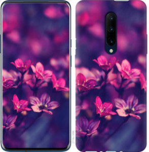 Чехол Пурпурные цветы для OnePlus 7 Pro