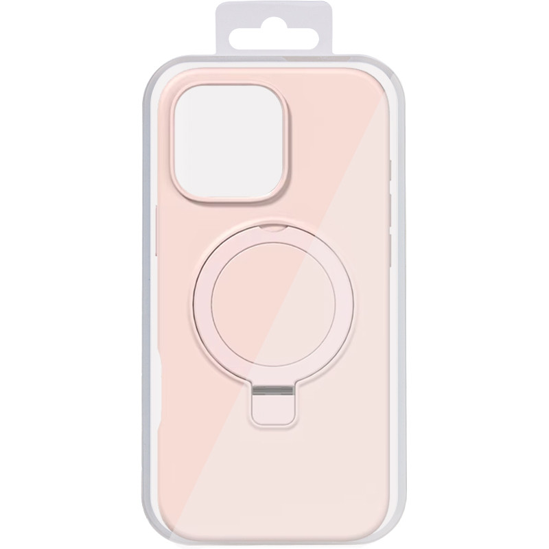 Фото Чехол Silicone Case Full Protective NO LOGO with Ring для Apple iPhone 16 Pro Max (6.9") (Pink) на vchehle.ua