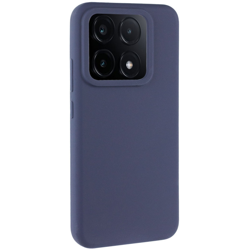 Чохол Silicone Cover Lakshmi (AAA) на Xiaomi Poco X6 / Note 13 Pro 5G (Темно-синій / Midnight blue)