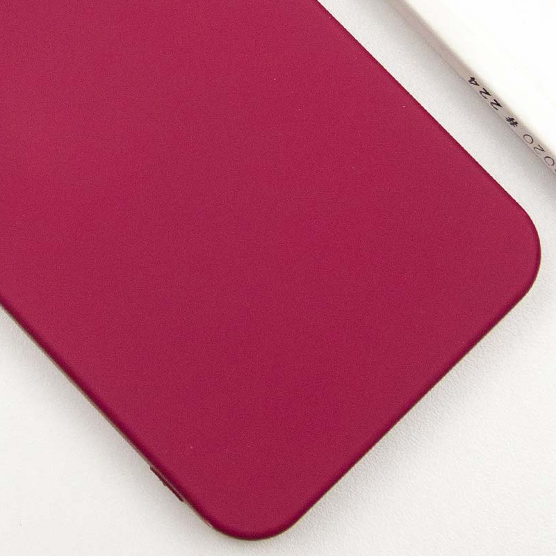 Фото Чехол TPU GETMAN Liquid Silk Full Camera для Samsung Galaxy S23 (Бордовый / Marsala) на vchehle.ua