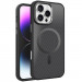 Чехол TPU+PC Carbon Mirage with Magnetic safe для Apple iPhone 16 Pro Max (6.9") (Black)