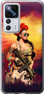 Чохол Українка зі зброєю на Xiaomi 12T