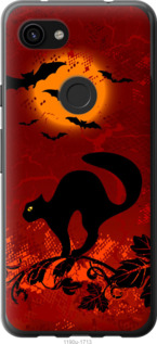 

Чехол Чёрная кошка под луной для Google Pixel 3a XL 1422645