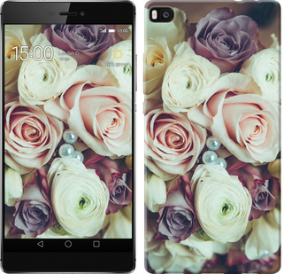 

Чехол Букет роз для Huawei Ascend P8 452462