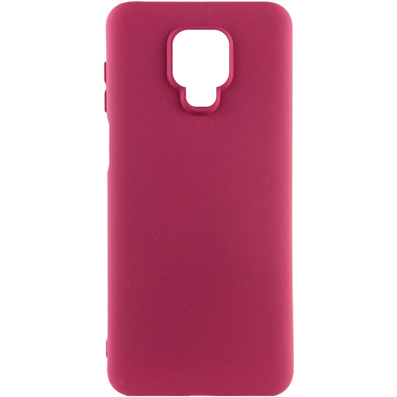 Чохол Silicone Cover Lakshmi (AA) на Xiaomi Redmi Note 9s / Note 9 Pro / Note 9 Pro Max (Бордовий / Marsala)